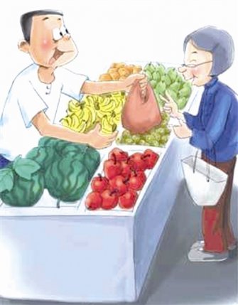 一个卖水果的，多说一句话创造了销售的奇迹！