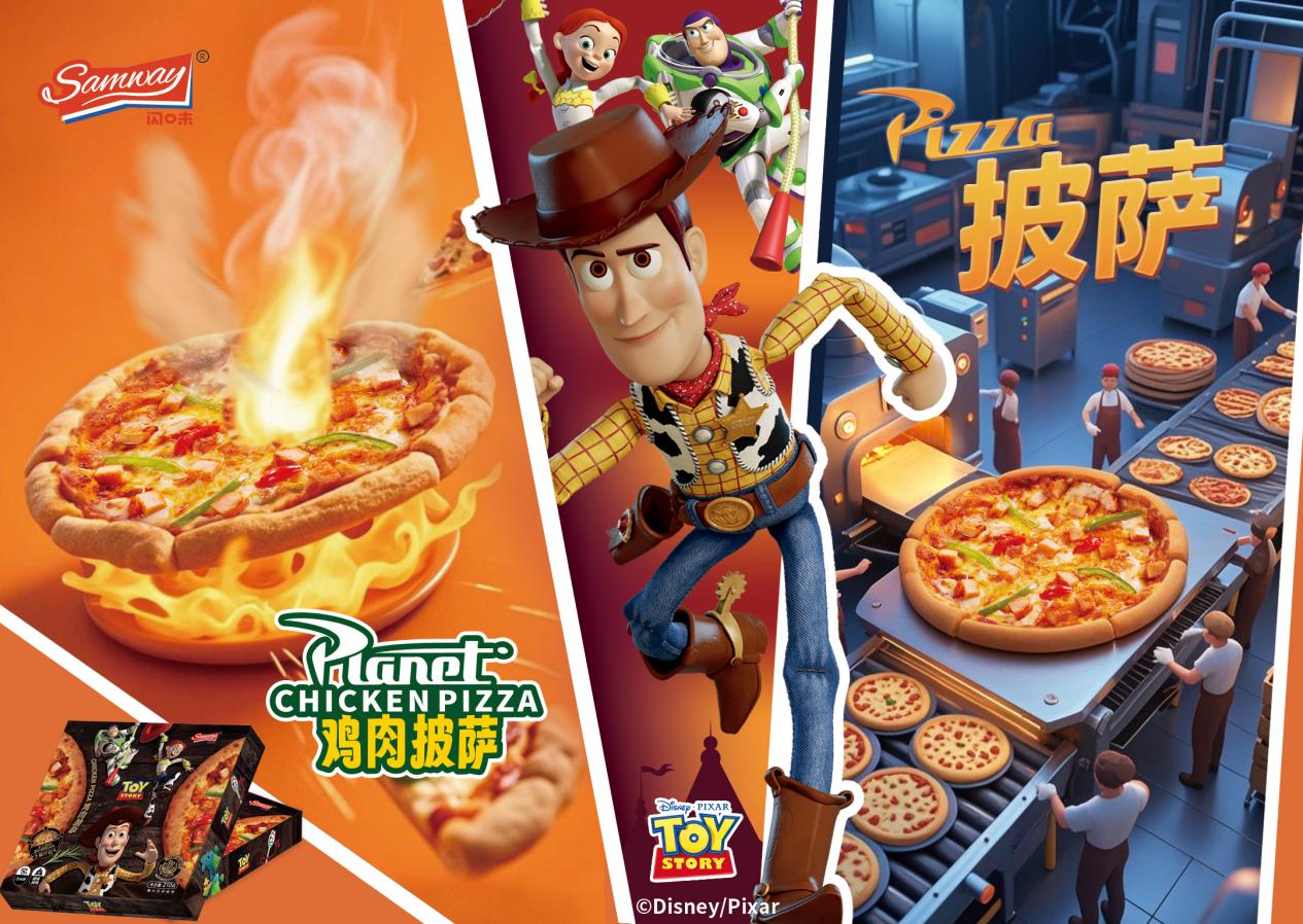 左手造童话 右手创经典！闪味迪士尼系列披萨火热出圈