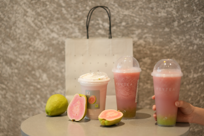 喜茶芭乐系列应季切换红心芭乐，持续带来差异化的风味创新