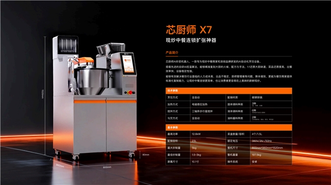 一台商用炒菜机的国标“硬通关”：芯厨师X7给出硬核答案
